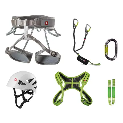 Ferratový set Ocun Via Ferrata Twist+Chest Shard Set - green