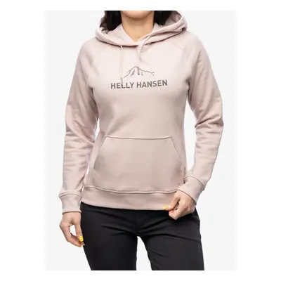 Dámská mikina Helly Hansen F2F Organic Cotton Hoodie 2.0 - pink cloud