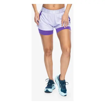 Dámské sportovní kraťasy Under Armour Play Up 2-in-1 Shorts - salt purple/lavish/white