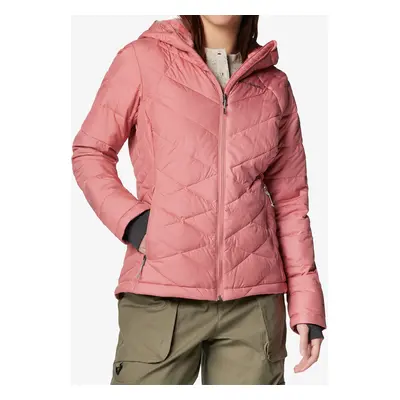 Zateplená bunda dámská Columbia Heavenly Hooded Jacket - pink agave