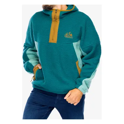 Fleece Marmot Super Aros Fleece Hoodie - dark jungle/blue agave/hazel