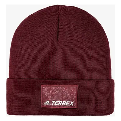 Zimní čepice adidas TERREX Multisport Beanie - shadow red