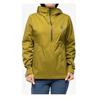 Dámská bunda do deště Black Diamond Stormline Stretch Anorak - camp green