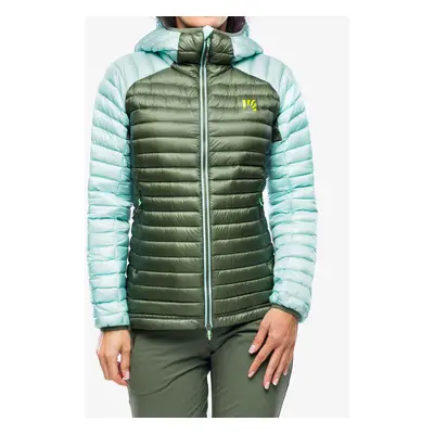 Dámská péřová bunda Karpos Alagna Down Jacket - thyme/aqua sky