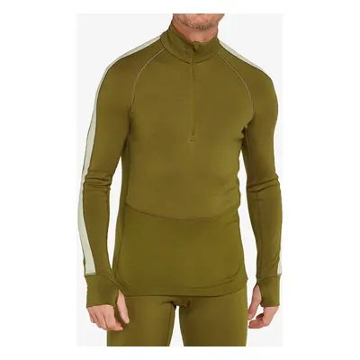 Funkční mikina Icebreaker ZoneKnit LS Half Zip - algae/ashen/cb