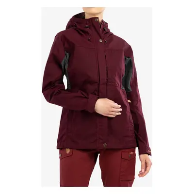 Dámská bunda Fjallraven Kaipak Jacket - dark garnet/dark grey