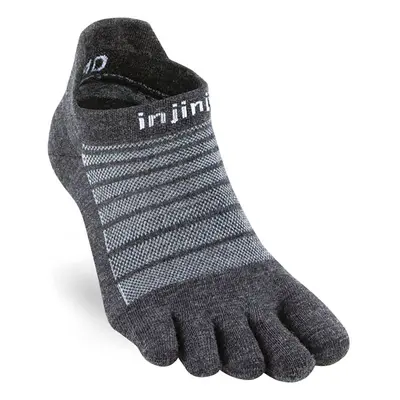 Merino ponožky Injinji Run Lightweight No-Show Wool - slate