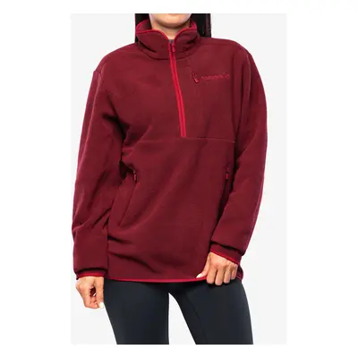 Mikina bez kapuce Norrona Warm2 Halfzip Unisex – rhubarb melange