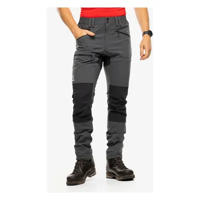 Trekové kalhoty Haglofs Mid Slim Pant - magnetite/true black