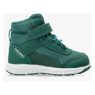 Dětské boty Viking Footwear Knapper Reflex Mid WP 1V - dark green