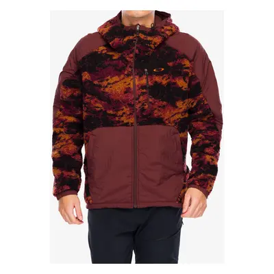 Fleecová mikina Oakley Caribou Full Zip Sherpa - tiger camo red