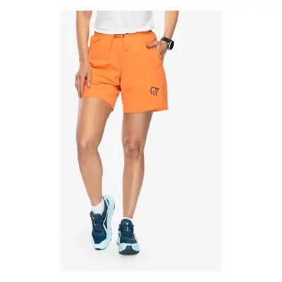 Běžecké kraťasy dámské Norrona Senja Flex1 Shorts - flamingo