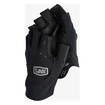 Bezprsté rukavice 100% Sling Bike Short Finger Gloves - black/black