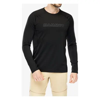 Mikina Mammut Selun FL Longsleeve Logo - black