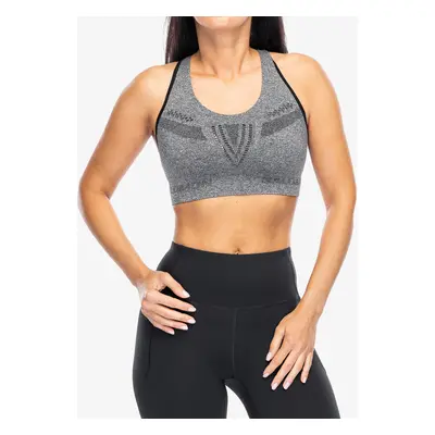 Sportovní podprsenka Salomon Elevate Move On Bra - deep black/heather