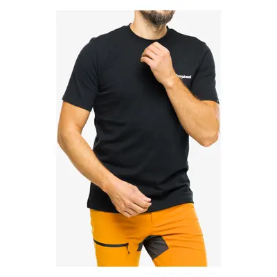 Tričko s potiskem Berghaus Dolomites Mtn SS Tee - black/black