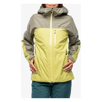 Dámská lyžařská bunda Marmot Lightray GORE-TEX Jacket - vetiver/limelight