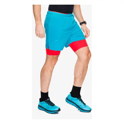 Běžecké kraťasy La Sportiva Trail Bite Short - tropic blue/cherry tomato