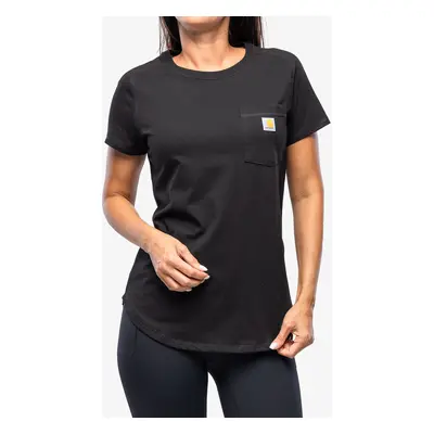 Dámské tričko Carhartt Midweight S/S Pocket T-Shirt - black