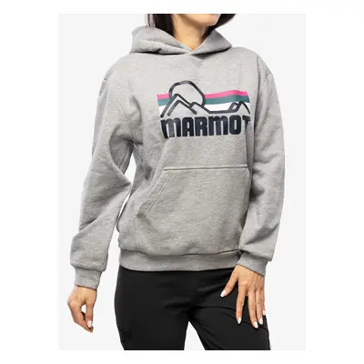 Dámská mikina s kapucí Marmot Coastal Hoody - grey heather