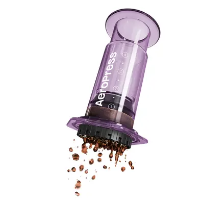 Cestovní kávovar AeroPress Clear - purple