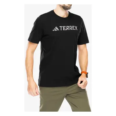 Bavlněné tričko adidas TERREX Classic Logo Tee - black