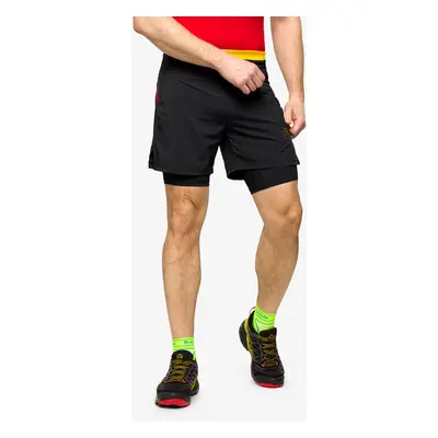 Běžecké kraťasy La Sportiva Ultra Distance Short - black/yellow