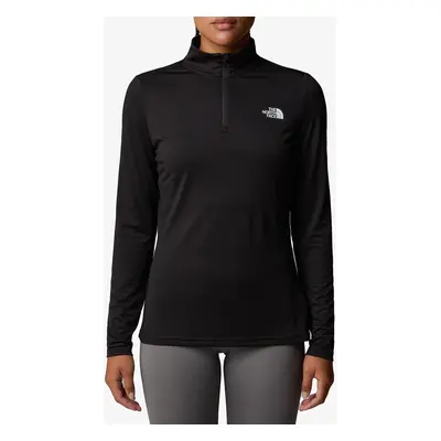 Dámská mikina bez kapuce The North Face Flex 1/4 Zip Tee Slim - tnf black