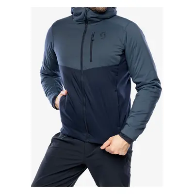 Zateplená bunda SCOTT Hoody M&#039;s Insuloft Light - metal blue/dark blue