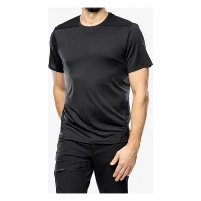 Rychleschnoucí triko Salomon Outline SS Tee - deep black