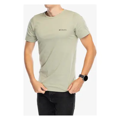 Tričko s potiskem Columbia Rapid Ridge Back Graphic Tee II - safari/button badge