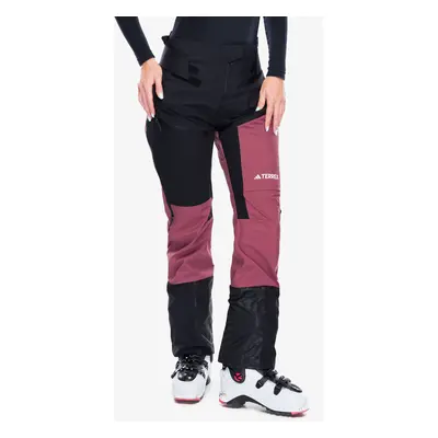 Skialpové kalhoty adidas TERREX Techrock Tour Softshell Pants - black/quiet crimson