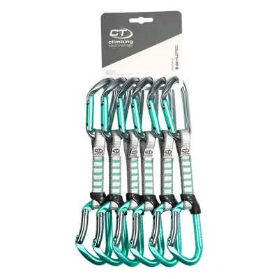 Lezecké expresky Climbing Technology Salto Set NY cm 6-Pack - titanium/acquamarine