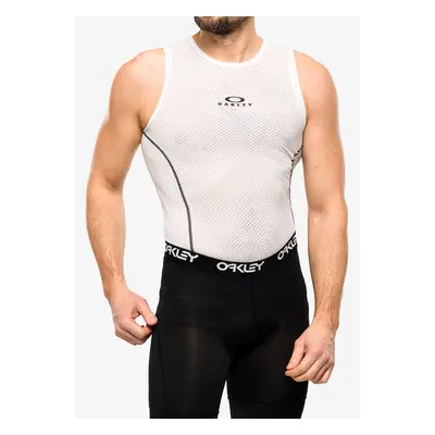 Cyklistické triko Oakley Endurance Base Layer Sleeveless - white