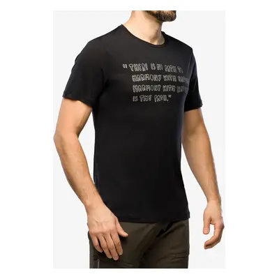 Pánské tričko Houdini Tree Message Tee - true black/reconnect