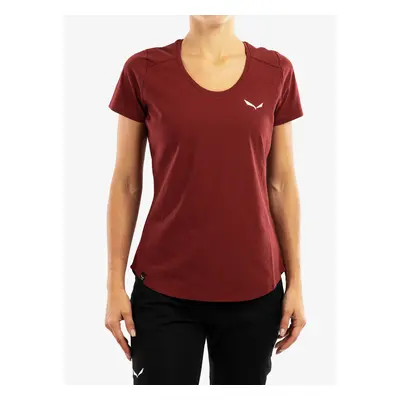 Dámské lezecké tričko Salewa Lavaredo Hemp T-Shirt - syrah