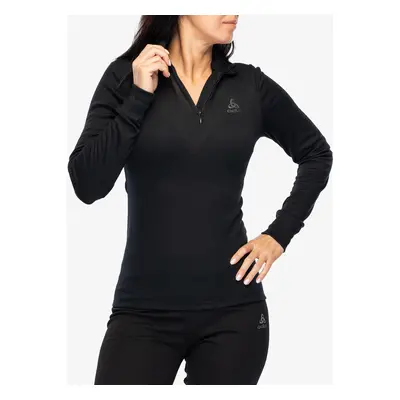 Dámská funkční mikina Odlo Active Warm BL Top Turtle Neck LS Half Zip - black