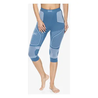 Termolegíny dámské X-Bionic Energy Accumulator Light Pants 3/4 - blue/arctic white