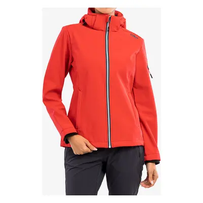 Dámská softshellová bunda CMP Terra Zip Hood Jacket - campari