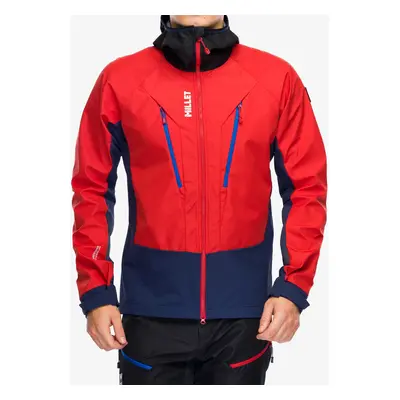 Softshellová bunda pánská Millet Trilogy V Icon INFINIUM Jacket - saphir/rouge