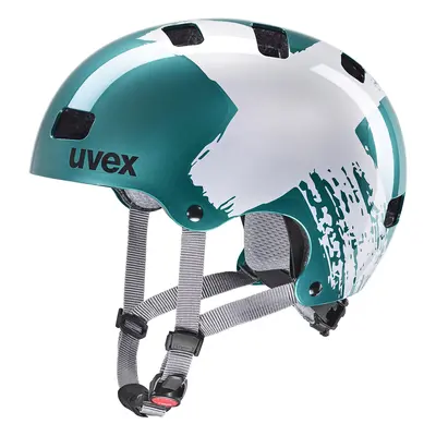 Přilba pro děti Uvex Kid - teal/silver