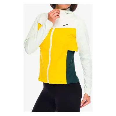 Dámská bunda do deště Brooks High Point Waterproof Jacket - lemon/ecru/green