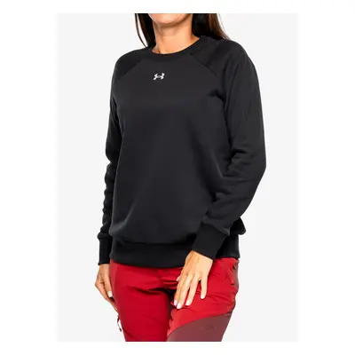 Dámská mikina bez kapuce Under Armour Rival Fleece Crew - black/white