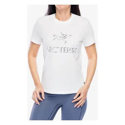 Dámské tričko s potiskem Arcteryx ArcWord Cotton T-Shirt SS - white light