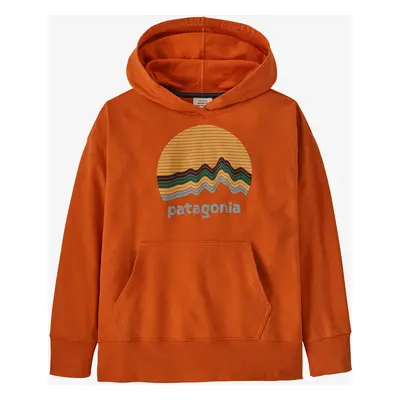 Dětská mikina Patagonia Hoody Sweatshirt - ridge rise moon redtail rust