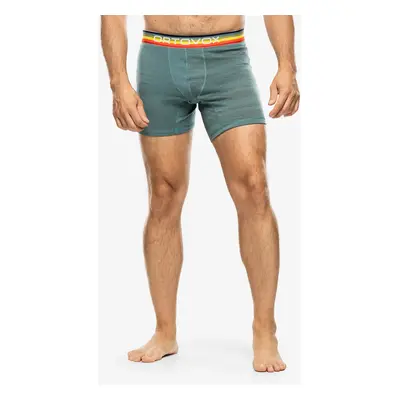 Pánské termoaktivní boxerky Ortovox Rock N Wool Boxer - arctic grey