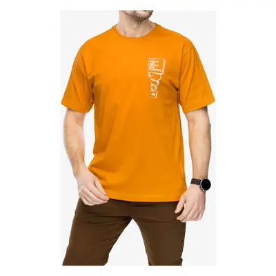 Bavlněné tričko The North Face Outdoor S/S Tee - desert rust