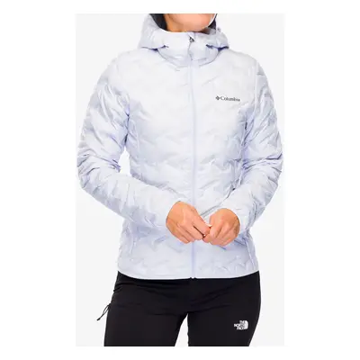 Dámská péřová bunda Columbia Delta Ridge II Down Hooded Jacket - snowdrift