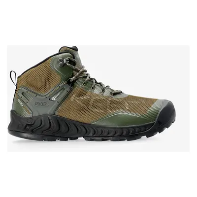 Turistické boty Keen Nxis Evo Mid WP - forest/olive