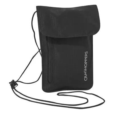 Turistický malý sáček Craghoppers Neck Pouch - black